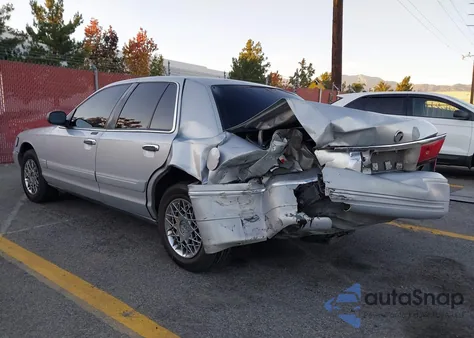 2000 Mercury Grand Marquis Gs из США, поврежденный, VIN 2MEFM74W3YX714285